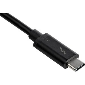 Thunderbolt 3 Mini Dock - Portable Dual Monitor w/ DP 4K 60Hz - 2X USB-A Hub (3.2/2.0), GbE - 28cm Cable - TB3 Multiport A