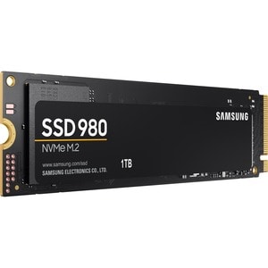 Samsung 980 MZ-V8V1T0BW 1 TB Solid State Drive - M.2 2280 Internal - PCI Express NVMe (PCI Express NVMe 3.0 x4) - Black - 