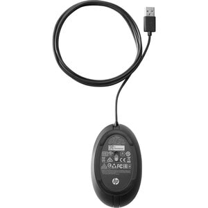 Mouse HP 320M - USB - Óptico - Cable - 1000 dpi - Rueda de desplazamiento - Simétrico