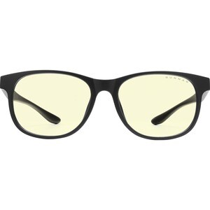 GUNNAR Gaming & Computer Glasses for Kids (age 12+) - Rush, Onyx, Amber Tint - Onyx Frame/Amber Tint Lens