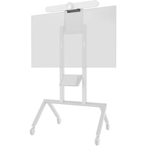 Heckler Design Cart Mount for Video Conferencing Camera, Display Cart, Mounting Panel - Black Gray