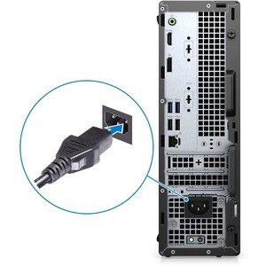 Dell OptiPlex 3000 3080 Desktop Computer - Intel Core i5 10th Gen i5-10505 Hexa-core (6 Core) 3.20 GHz - 8 GB RAM DDR4 SDR