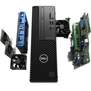 Dell Precision 3000 3450 Workstation - Intel Core i5 i5-10505 10th Gen - 8 GB DDR4 SDRAM RAM - 256 GB SSD - Small Form Fac