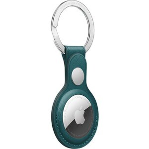 AirTag Leather Key Ring - Forest Green