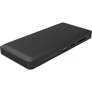 Netpatibles USB-C Triple Display MST Docking Station with 100W Power Delivery - Yes - SD, microSD - 100 W - USB Type C - 3