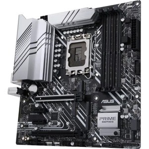Asus Prime Z690M-PLUS D4 Desktop Motherboard - Intel Chipset - Socket LGA-1700 - Intel Optane Memory Ready - Micro ATX - P