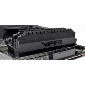 Patriot Memory Viper 4 Blackout 16GB (2 x 8GB) DDR4 SDRAM Memory Kit - For Motherboard - 16 GB (2 x 8GB) - DDR4-3200/PC4-2