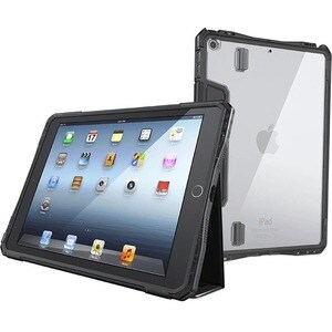 UZBL Groove Rugged Carrying Case (Folio) for 10.5" Apple iPad Air (2019), iPad Pro (2017) Tablet - Black, Transparent - Dr