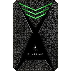 SUREFIRE 1 TB Hard Drive - External - Black - Desktop PC, Gaming Console, Notebook Device Supported - USB 3.2 (Gen 1) Type C