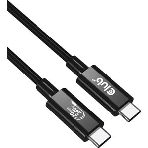 Club 3D USB-C Video/Data Transfer Cable - 6.56 ft USB-C Video/Data Transfer Cable for Notebook, Tablet, Phone, Peripheral 