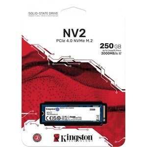 Kingston 250 GB Solid State Drive - M.2 2280 Internal - PCI Express NVMe (PCI Express NVMe 4.0 x4) - Desktop PC, Notebook,
