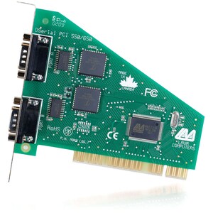 C2G Lava 2 Port DB9 Serial Adapter - Plug-in Card - PCI - PC