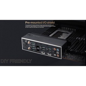 Asus Pro WS WRX80E-SAGE SE WIFI Desktop Motherboard - AMD Chipset - Socket sWRX8 - Extended ATX - Ryzen Threadripper PRO P