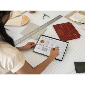 Microsoft Surface Pro X Tablet - 33 cm (13") - 16 GB RAM - 512 GB SSD - 4G - Platinum - Microsoft SQ2 SoC - 2880 x 1920 - 