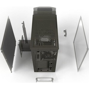 be quiet! Computer Case - ATX, Micro ATX, Mini ITX Motherboard Supported - Midi Tower - Acrylonitrile Butadiene Styrene (A