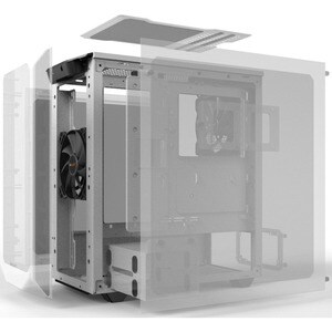 be quiet! Computer Case - ATX, Micro ATX, Mini ITX Motherboard Supported - Midi Tower - Acrylonitrile Butadiene Styrene (A