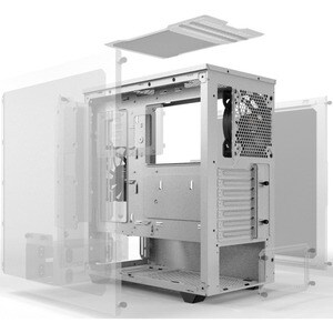 be quiet! Computer Case - ATX, Micro ATX, Mini ITX Motherboard Supported - Midi Tower - Acrylonitrile Butadiene Styrene (A