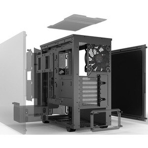 be quiet! Computer Case - ATX, Micro ATX, Mini ITX Motherboard Supported - Midi Tower - Acrylonitrile Butadiene Styrene (A