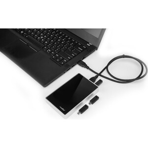 Rocstor Rocsecure EX31 1 TB 2.5" Hard Drive - External - Portable - USB 3.1 - 5400 rpm ENCYPTED PORTABLE DRIVE 3XTOKEN KEY