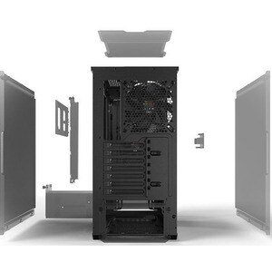 be quiet! Computer Case - ATX, Micro ATX, Mini ITX Motherboard Supported - Midi Tower - Acrylonitrile Butadiene Styrene (A