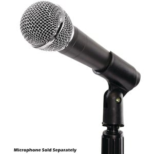 Pyle PMKS5 Compact Base Microphone Stand - Steel - Black