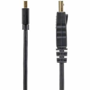 StarTech.com 6ft (2m) Mini DisplayPort to DisplayPort 1.2 Cable, 4K x 2K mDP to DisplayPort Adapter Cable, Mini DP to DP C