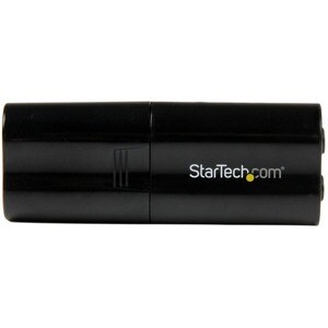 USB Stereo Audio Adapter External Sound Card - 1 x Type A Male USB - 1 x Mini-phone Female Audio In, 1 x Mini-phone Female