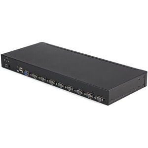 StarTech.com 8 Port 1U Rackmount USB KVM Switch Kit with OSD and Cables - Rack mount KVM - VGA KVM Switch - 8 Port KVM Swi