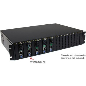 StarTech.com Transceiver/Media Converter - TAA Compliant - 2 Port(s) - 1 x Network (RJ-45) - Duplex LC Port - Twisted Pair