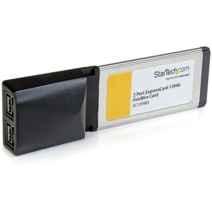 StarTech.com 2 Port ExpressCard FireWire Adapter Card - 2 Total Firewire Port(s) - 2 Firewire 800 Port(s) - PC