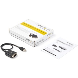 StarTech.com USB to Serial Adapter - 1 Port - COM Port Retention - Texas Instruments TIUSB3410 - USB to RS232 Adapter Cabl