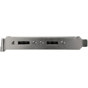 StarTech.com 2 Port SATA to eSATA Slot Plate Bracket - Serial ATA internal to external panel - 7 pin Serial ATA - 7 pin ex