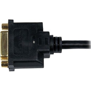 StarTech.com HDMI Male to DVI Female Adapter - 8in - 1080p DVI-D Gender Changer Cable (HDDVIMF8IN) - Connect a DVI-D devic