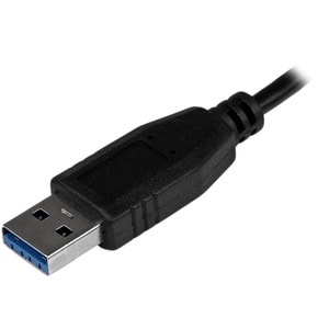 StarTech.com 4-Port USB 3.0 SuperSpeed Hub - Portable Mini Multiport USB Travel Dock - USB Extender Black for Business PC/