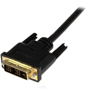 Cable Adaptador de 1m Mini HDMI a DVI - Cable Adaptador DVI-D a HDMI (1920x1200p) - Mini HDMI Macho de 19 Pines a DVI-D Ma