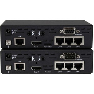 StarTech.com Extender HDMI via CAT5e / CAT6 con Power Over Cable RS232 IR e 10/100 Ethernet - 100 m - 1 Dispositivo d'ingr
