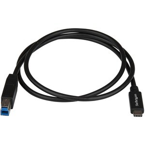 StarTech.com 1m 3 ft USB C to USB B Printer Cable - M/M - USB 3.1 (10Gbps) - USB B Cable - USB C to USB B Cable - USB Type