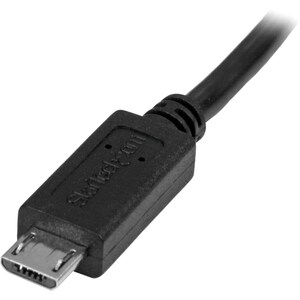StarTech.com Cavo prolunga Micro USB maschio a femmina - Cavo di estensione micro-USB di 50cm - Nero - Estremità 1: 1 x Ti