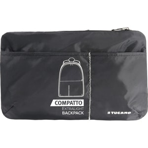 Tucano Compatto Carrying Case (Backpack) Accessories - Black - Water Resistant - Fabric, Nylon Body - Shoulder Strap, Trol