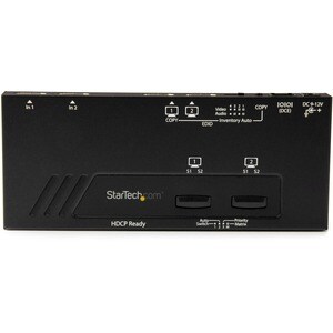 StarTech.com 2x2 HDMI Matrix Switch - 4K UltraHD HDMI Switch with Fast Switching, Auto-Sensing and Serial Control - 3840 ×