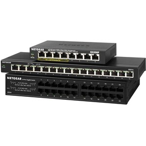 Netgear 16 Ports Ethernet Switch - 2 Layer Supported - Twisted Pair - Desktop