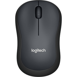 Logitech M220 Mouse - Radio Frequency - USB - Optical - 3 Button(s) - Black - Wireless - 1000 dpi - Scroll Wheel