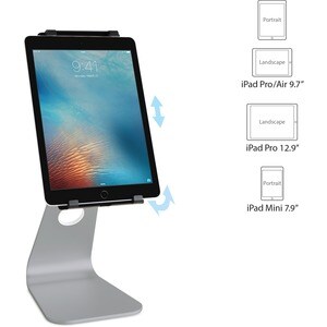 Rain Design mStand tabletpro - Space Grey (iPad Pro 9.7"-11") - Up to 9.7" Screen Support - 11.4" Height x 5.7" Width x 7.