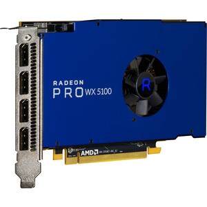 AMD Radeon Pro WX 5100 Graphic Card - 8 GB GDDR5 - Full-height - 713 MHz Core - 1.09 GHz Boost Clock - 256 bit Bus Width -