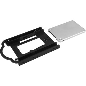 StarTech.com Drive Bay Adapter for 3.5" SATA/600, Serial Attached SCSI (SAS), U.2 Internal - Black - 1 x HDD Supported - 1