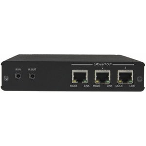 StarTech.com 3 Port HDBaseT Extender Kit with 3 Receivers - 1x3 HDMI over CAT5e/CAT6 Splitter - 1-to-3 HDBaseT Distributio