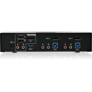 IOGEAR 2-Port DisplayPort 1.2 KVMP Switch - 2 Computer(s) - 1 Local User(s) - 4096 x 2160 - 6 x USB - Desktop - 3 x Displa
