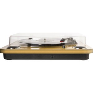 ION Max LP Conversion Turntable with Stereo Speakers - Belt Drive - 33.33, 45, 78 rpm - Black - Auxiliary Audio In - Audio