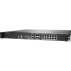 SonicWall NSA 5600 TotalSecure (1-Year) - 12 Port - Gigabit Ethernet - 12 x RJ-45 - 7 Total Expansion Slots - 1 Year - Rac