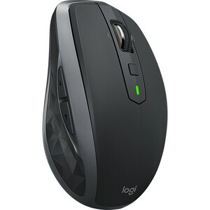 Logitech MX Anywhere 2S Mouse - Bluetooth/Radio Frequency - USB - Darkfield - 7 Button(s) - Graphite - Wireless - 4000 dpi